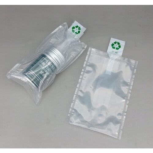 Plastic Pump Inflatable Cushioning Buffer Pack PE Bucket Bag 2 Films For Breakable Fragile Product Packaging Shockproof 100pcs