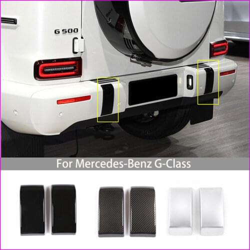 For 19-20 Mercedes-Benz G-Class Rear Bumper Decoration Patch G500 Upgrade Special Edition Modified Car Accessories