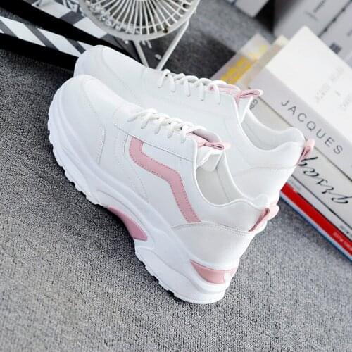 2021 Women Sneakers Fashion Casual Shoes Woman Comfortable Breathable White Flats Female Platform Sneakers Chaussure Femme
