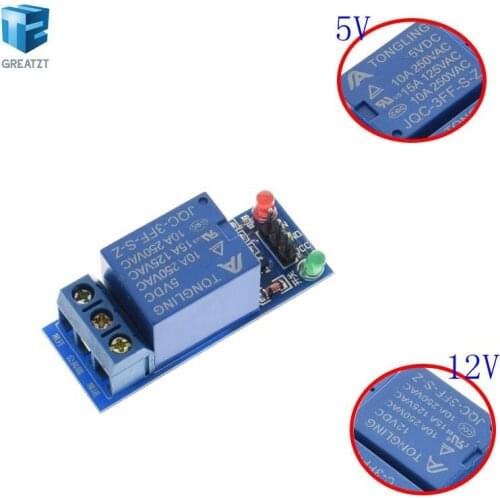 1-way 5V 12V 1-channel low level trigger One 1 Channel Relay Module interface Board Shield For PIC AVR DSP ARM MCU Arduino