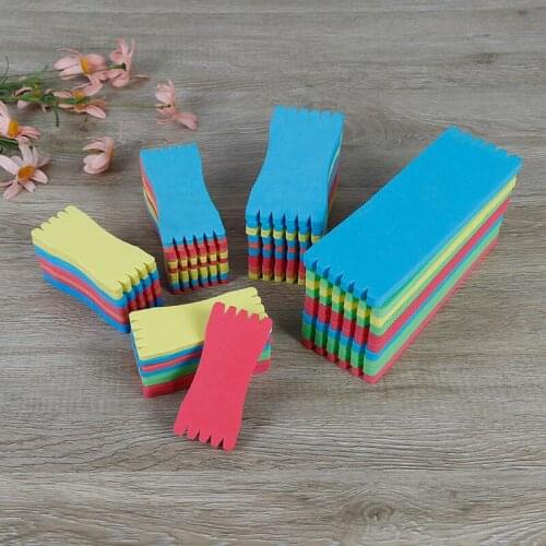 10Pcs/lot Foam Fish Winding Storage Boards Line Fishing Lure Trace Wire Holders Carps Plate Hook Fishing Tackle