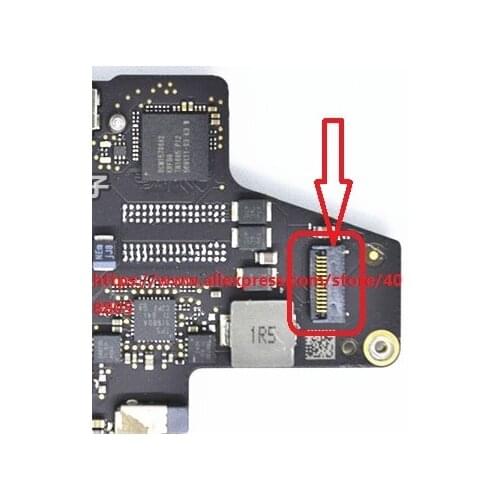 2pcs-50pcs Left/right Speaker connector slot socket FOR MACBOOK PRO 13" A1708 2016 2017 14PIN fpc clip logic board fix part