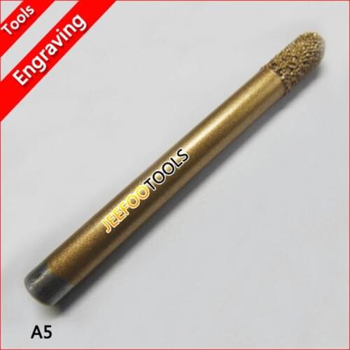 A5-6*12mm Flat CNC Carbide Straight Engrave,Stone CNC Engraving Tools for Router 3D CNC Milling Engraver Cutter