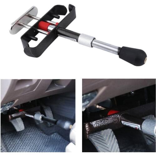 Car Clutch Lock Universal Auto Brake Pedal Lock Theft Protection Locking Tool Anti-Theft Brake Clutch Pedal Lock