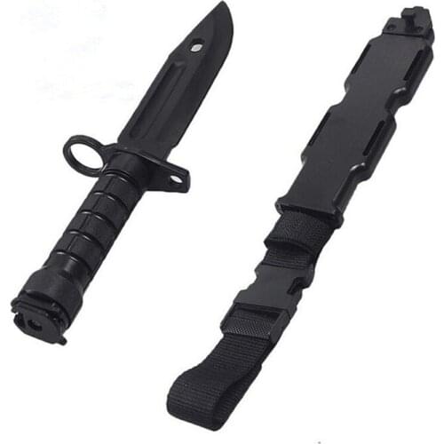Safe 1: 1 Rubber Knife Military Training Enthusiasts CS Cosplay Toy Sword First Blood Props Dagger Model C5AF