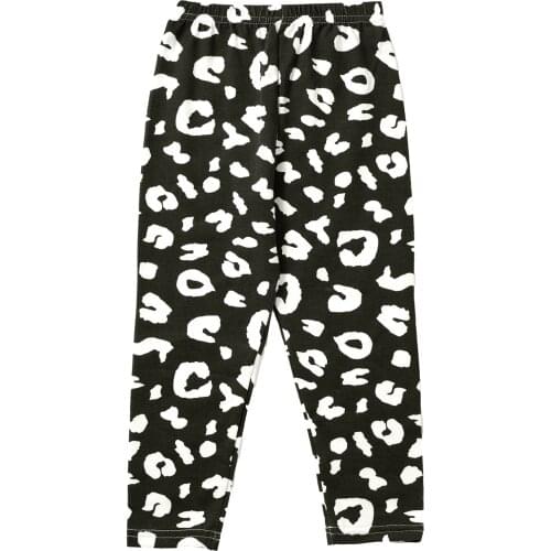 Kids Cartoon Leggings Girls Spring Autumn Trousers For Children Cartoon Skinny Pencil Pants Home Wear Fashion Girls Leggings