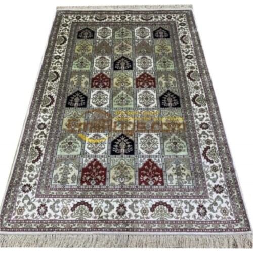 Red Living Room Turkish 100% Natural Silk Handmade Persian Area Rugs Carpet