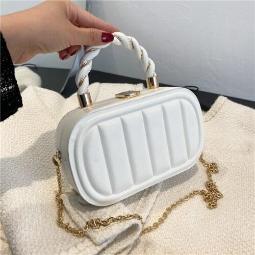 Summer Candy Color Small Bag Womens Handbag 2021 New Texture Design Chain Single Shoulder Messenger Womens Bag