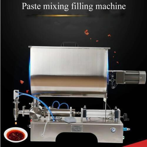 Paste liquid dual-use filling machine stainless steel mixing type filling machine