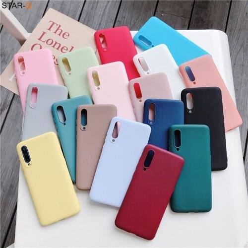 Candy Color Matte Silicone Phone Case For Samsung Galaxy A50 A30 A40 A20e A10 A02 A70 A7 2018 A20s A01 Core Soft Tpu Back Cover