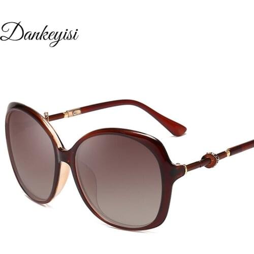 DANKEYISI Polarized Sunglasses Women Round Vintage Sunglasses Travel Driving Sunglases Female Sunglasses Men Oculos Feminino