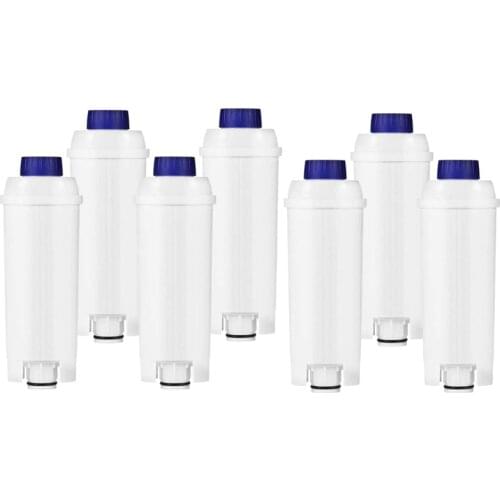 SANQ 7 Pack Coffee Machine Water Filter for DeLonghi DLSC002, Fit for De'Longhi ECAM, ETAM, EC680, EC800