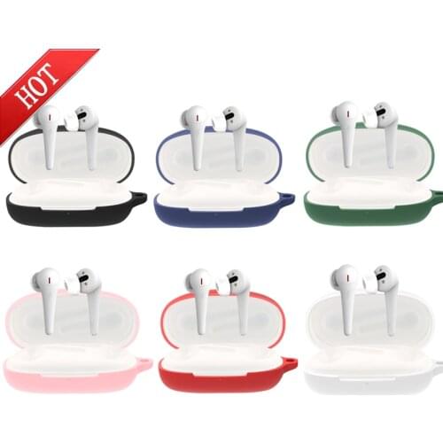 Silicone Shell Protective Cover Shell Anti-fall Earphone Case for 1MORE ComfoBuds Pro Wireless Bluetooth Earbuds