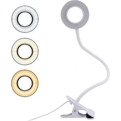12W Clip On Light, LED Clip On Lamp, USB Reading Book Light, Bed Lamp, Desk Lamps