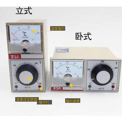 Temperature Controller TDA-8001 Electric Oven Baking Oven Electric Grill Sealing Machine Thermostat E Type 300-Degree