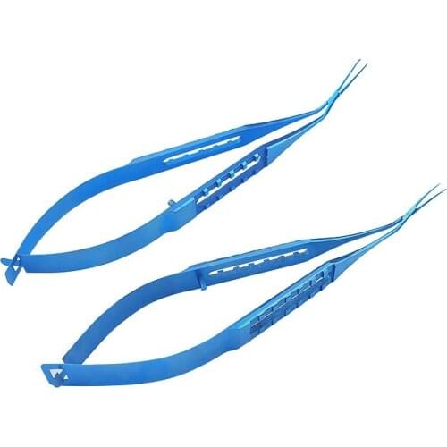 Titanium 102mm Capsulorhexis Forceps ophthalmic surgical instrument