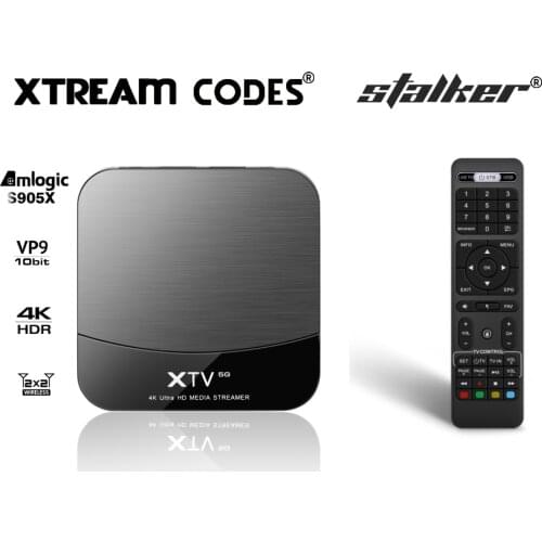 MEELO PLUS XTV Stalker XTREAM Codes Smart TV Box Android 9.0 Amlogic S905X 2GB 16GB Set Top Box 5G Wifi 4K Media Player