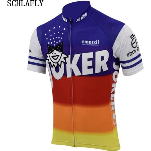 Joker cycling jersey short sleeve summer colorful bike wear jersey road jersey cycling clothing bicycle clothes schlafly