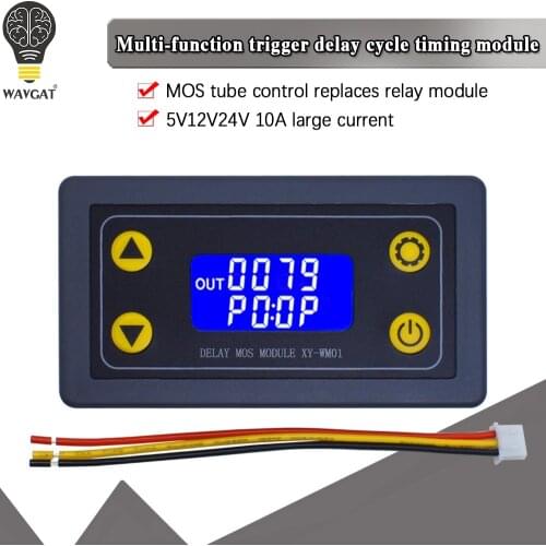 XY-WM01 6-30V multifunctional trigger delay cycle timing MOS tube control replacement relay module 5V12V24V