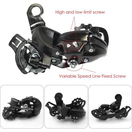 Aluminum Alloy RD TY300 6/7/8 Speed Mountain MTB Bike Rear Derailleur Bicycle Parts Bike Accessories High Speed Teeth Adjustment