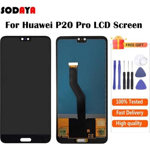 TFT Pantalla Huawei P20 Pro LCD With Touch Screen Digitizer Assembly Black Replacement Prats