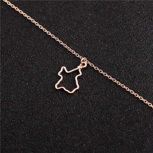 10 Hollow Outline Texas State map pendant Necklace Patriotic Country city USA American TX Status for Hometown Souvenir Jewelry