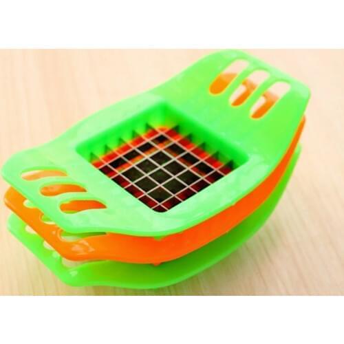 1PC Potato Slicer Cutter Stainless Steel French Fry Chopper Chips Making Tool Fries Cutter Potato Vegetable Slicer KX 307