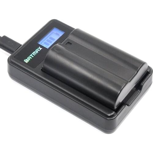 1x EN-EL15 EN EL15 ENEL15 Camera Battery + LCD USB Charger for Nikon D600 D610 D600E D800 D800E D810 D7000 D7100 d750 V1 MH-25