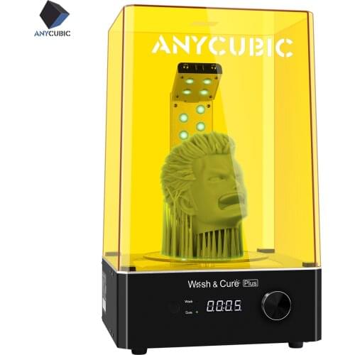 ANYCUBIC Wash Cure Plus Washing Curing 2 in 1 Machine with L-Shaped Strip Curing Light & Rotary Curing Platform 192x120x290mm