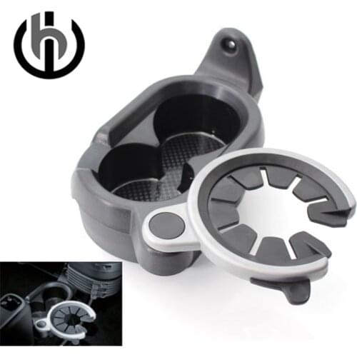 Car Center Console Drinks Holder Cup Beverage Mount A4518100370 for Mercedes-Benz Smart Fortwo 451 Car Bottle Organizer
