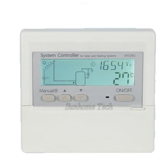 Wireless display Solar Water Heater Controller SR528Q, 600m communication distance Free ISM,max 8