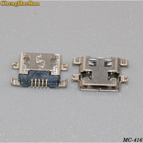 ChengHaoRan 10pcs Micro USB 5pin B type Female Connector For HuaWei Lenovo Phone Micro USB Jack Connector 5 pin Charging Socket