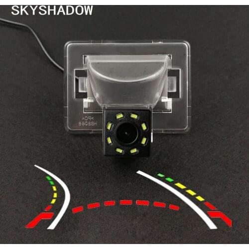 HD Wireless Car CCD Rear Camera Fisheye 4 8 12 led dynamic Night Vision bracket parking For Mazda 5 2006 2007 2008 2009 2010 M5