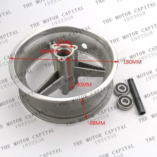Good quality pocket bike Aluminum Wheel 110/50-6.5 and 90/65-6.5 front Hub for pocket bike 47cc 49cc