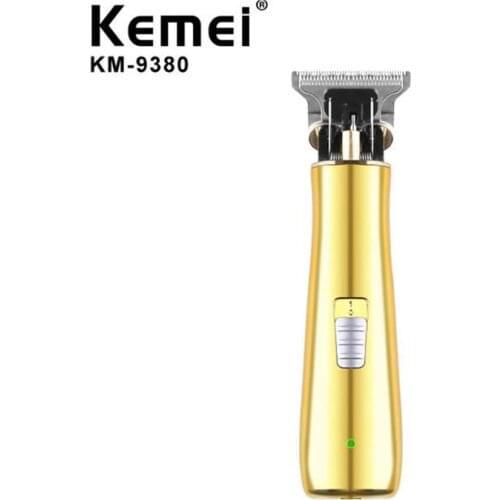 Kemei hair trimmer KM-9380 USB rechargeable hair clipper haircut machine beard trimmer oil head hair carving white clipper