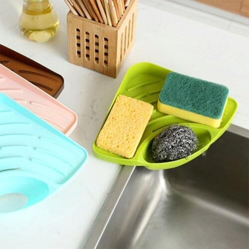 Kitchen Sink Multifunctional Storage Rack Multi Purpose Washing Bowl Sponge Holders Corner Organizer Creative Drain Basket