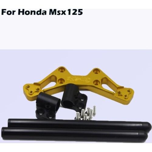 Suitable For Honda Msx125 Modified CNC Handlebar Aluminum Alloy Separated Handlebar Faucet Handlebar motorcycle handlebar