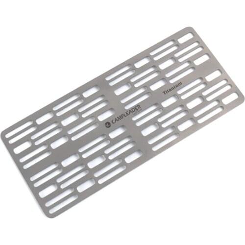Outdoor Titanium Barbecue Plate BBQ board Picnic Portable Grill Pure Titanium Baking Tray Camping grilling bbq tools grill mat