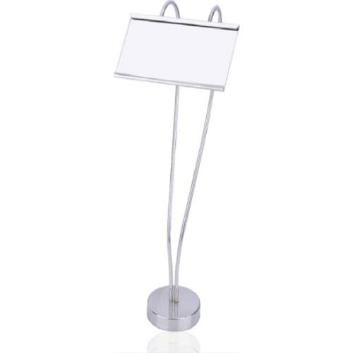 Stainless Steel Meal Seat Card Clips Adjustable Pop Desk Sign Price Tag Display Wedding Table Name Card Holder