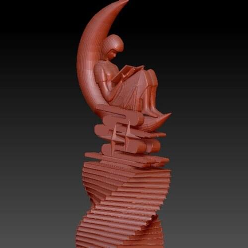 New figure sculpture Artwork STL format file 3D carved model for CNC, Artcam, Aspire, Decors