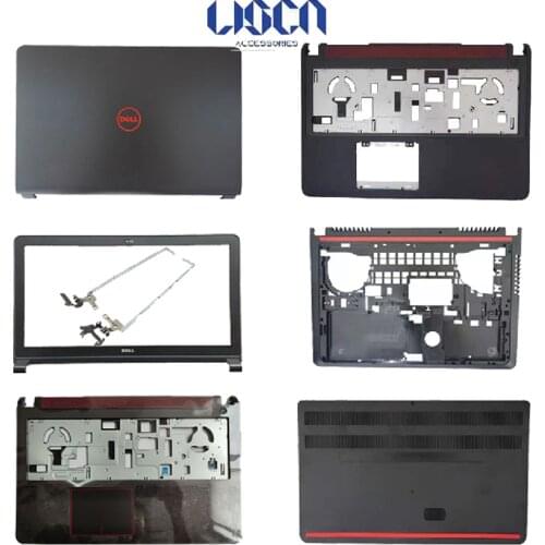 For DELL Inspiron 15-7559 15 5577 7559 5576 755 LCD Back Cover/LCD Bezel Cover/Palmrest/Bottom Cover Door Case/Hinge ABCDE Ahell