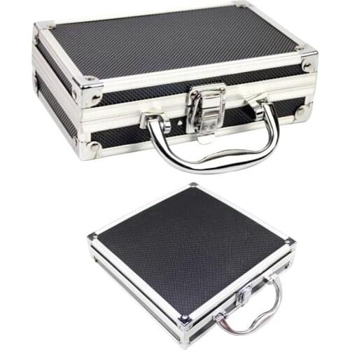 Aluminum Alloy Toolbox Storage Manager Travel Portable Instrument Storage Box Travel Suitcase Luggage Organizer Case Tools