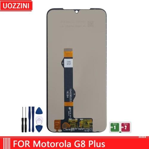 Original LCD For Motorola Moto G8 Plus XT2019 LCD Display Touch Screen Sensor Panel Digitizer Assembly 100% Tested + Free Tools