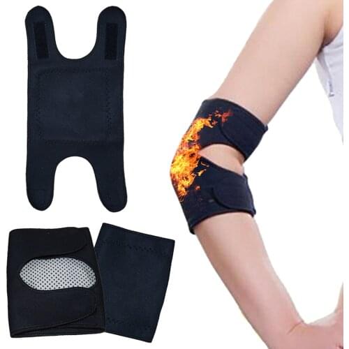 Elbow Support Elastic Pad Self-heating Arm Compression Support Elbow Sleeve For Tendonitis Tennis Elbow Protector Reduce Pain