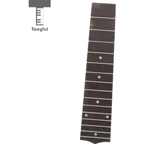 Tooyful Rosewood 15 frets Ukulele Fingerboard Fretboard Mini 21 inch Ukulele Parts