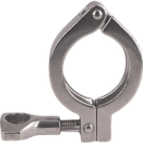 Heavy Duty 1.5" Tri Clamp SUS 304 Stainless Steel Sanitary Fitting Home Brewing Beer 50.5mm Ferrule O/D