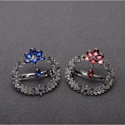 Hair Clips for Women Fashion Simple Flower Hairpin Retro Elegant Exquisite Geometry Head Accessories Jewelry Wholesale