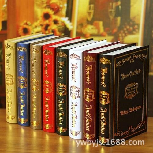 10PC gold foil decoration Book manufacturers direct simulation photography props home decoration false 0616 book