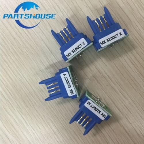 12Pcs Toner Cartridge Chip MX-31 For Sharp MX2601N MX3101N MX2600N MX3100N MX-3101N MX-2600N MX31GT MX31NT Reset chips