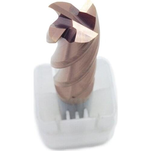 14MM SHK 14*100*14D HRC55 4 Flutes tungsten solid carbide end mill for CNC milling machine HUHAO 4726